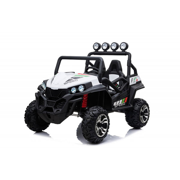 Macchina Elettrica per Bambini Licenza Ufficiale Polar 24V Fuoristrada 2 Posti Bianco prezzo