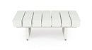 Tavolino 73,5x73,5x24h cm Modulare Infinity Bianco