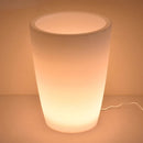 Vaso Luminoso da Giardino a LED Ø40 cm in Resina 5W Cypress Bianco Caldo