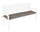 Coussin Poly180 Choco pour Banc 3 Places en Tissu pour Extérieur