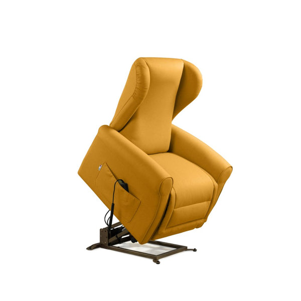 sconto Fauteuil releveur électrique 2 moteurs 90x100x90 cm Canapé en Microfibre Dispositif Médical 1 Jaune