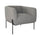 Fauteuil 78x74x73h cm Claudine Gris Bouclé