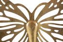Farfalla Decorativa da Muro 3D 43x2x35 cm in Ferro Oro