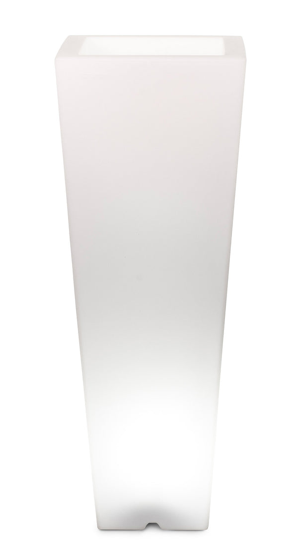 Vase Lumineux 34x86 cm en Résine Arkema Quadro 86 SL sconto