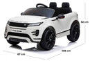 Macchina Elettrica per Bambini 12V con Licenza Land Rover Evoque Bianca