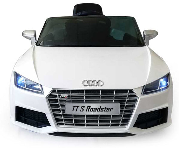 sconto Véhicule électrique porteur pour enfants 12V sous licence Audi TT S Roadster blanc