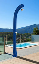 Doccia Solare da Esterno Giardino 30L Miscelatore e Lavapiedi Arkema Jolly Plus Bianco