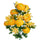 Set 2 Bouquet de Renoncules/Orchidées Artificielles X 18 50 cm