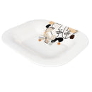 Piatto da Portata 44x36x7 cm  in Ceramica VdE Tivoli 1996 Face to grey 