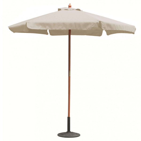 Parasol de Jardin Ø2,5 m Mât Ø38 mm Fantasy en Bois Marron sconto