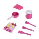 Cucina Giocattolo per Bambini in Legno Rosa 60x30x84.5 cm 