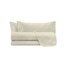 Set Lenzuola Sopra Sotto e 2 Federe Linea Water Washed Crema