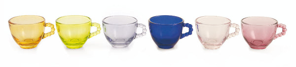 Set de 15 Tasses à Café Ø6,5x5 cm en Verre VdE Tivoli 1996 sconto