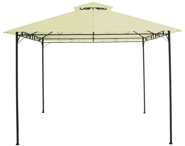 Tonnelle de jardin 3x3m en Acier et Polyester Ecru prezzo