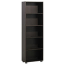 Libreria 5 Ripiani 60x30x189 cm in Legno MDF Marrone Scuro