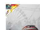 Dipinto su Tela Tram 80x3x80 cm in Legno e canvas