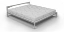 Coprimaterasso in Poliestere Silver Bianco Varie Misure