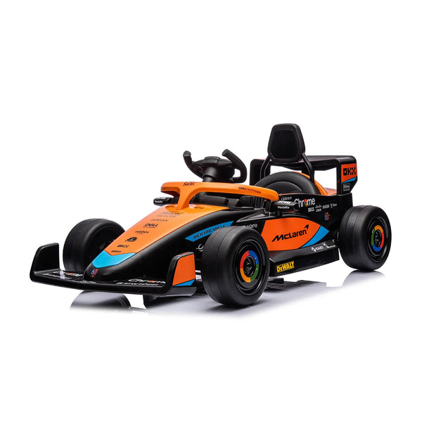 acquista Macchina Elettrica per Bambini 12V Licenza McLaren F1 Team Nera e Arancione