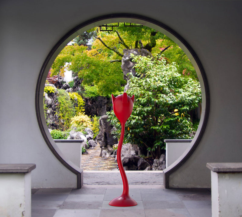 Appendiabiti Porta Abiti da Esterno in Resina Arkema Tulipan Blu