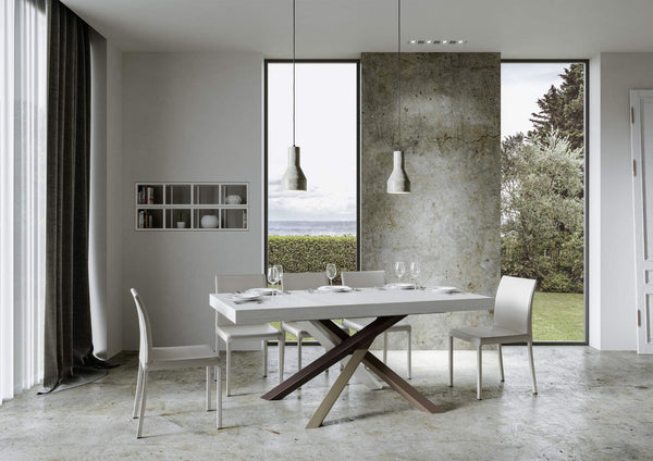 Tavolo 180x90x77 cm Volantis Fix Bianco Frassino sconto