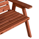 Panchina da Giardino 3 Posti Convertibile 160x70x85 cm  MechSeat Abete