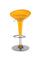 Tabouret de bar Tosini Hc 148Y en ABS jaune et acier