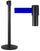 Tringle à Rideau 3 mètres en Métal Noir Mat Ø36x101 cm Blue Ribbon