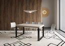 Tavolo Allungabile 160-420x90x77 cm Tecno Cashmere Telaio Antracite 