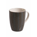 Set 6 Tazzine da Caffè Ø6x7 cm in Bone China VdE Tivoli 1996 Geometric