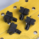 Banco da Lavoro Richiudibile 64x52x79 cm in Acciaio Nero