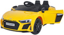 Macchina Elettrica per Bambini 12V con Licenza Audi R8 Spyder Gialla