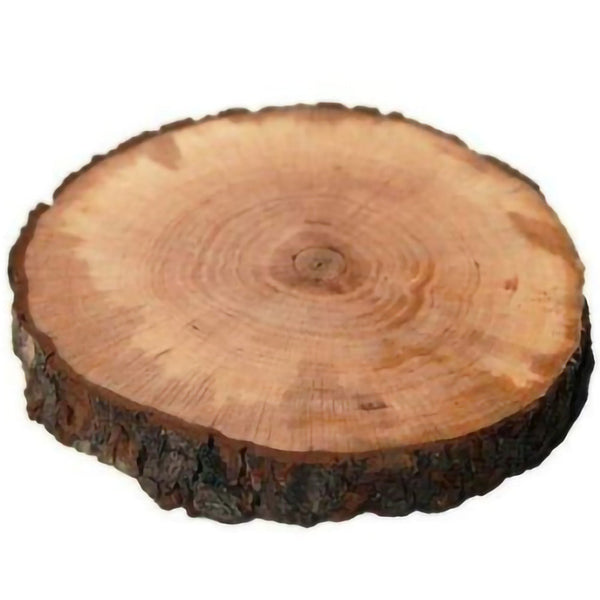 sconto Tagliere Rotondo In Legno Corteccia  Diametro 25-28 Tronco Vassoio Centrotavola