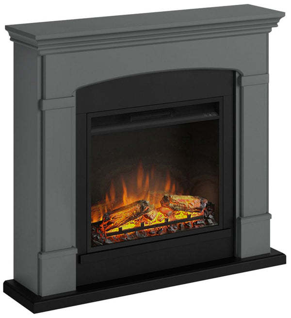 prezzo Cheminée Electrique Au Sol Effet Flamme 1500W Tagu Helmi Gris Foncé