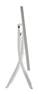 Tavolo da Giardino Pieghevole 140x80x75 cm in Acciaio RD Italia Hermes 140 Bianco