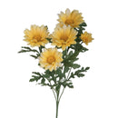 Set 6 Margherite Artificiali Altezza 66 cm Giallo