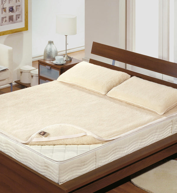 acquista Housse de Matelas Pure Laine Mérinos Anti-décupito 1250gr Cober Stevil Différentes Tailles