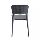 Sedia Mets 56x46x80 h cm in Plastica Taupe