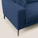 Divano 3 Posti 206x95x91 cm in Tessuto Blu