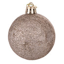 Set 12 Palle di Natale Ø4 cm in Plastica Champagne