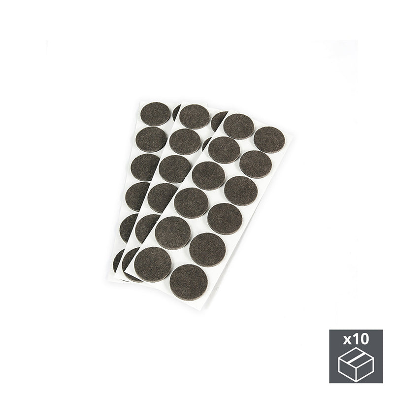 Feltrini Adesivi per Mobile Tondi 34 mm 360 Pezzi Emuca
