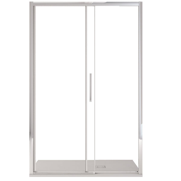 prezzo Porte de Douche 1 Porte Coulissante en Cristal Transparent 6mm H195 Bonussi Eliane Différentes Tailles