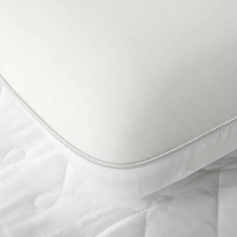 Cuscino Memory Foam a Rimbalzo Rapido 60x40x10 cm con Copertura Rimovibile e Lavabile Bianco Crema   