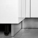 Piedino Regolabile con Base Pre-Assemblata per Mobile 148-165 mm Plastica Nero 40 Pezzi Emuca