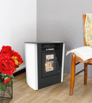 Stufa a Bioetanolo da Interno 3kW Vannini Melodia Junior Ventilata Bianca