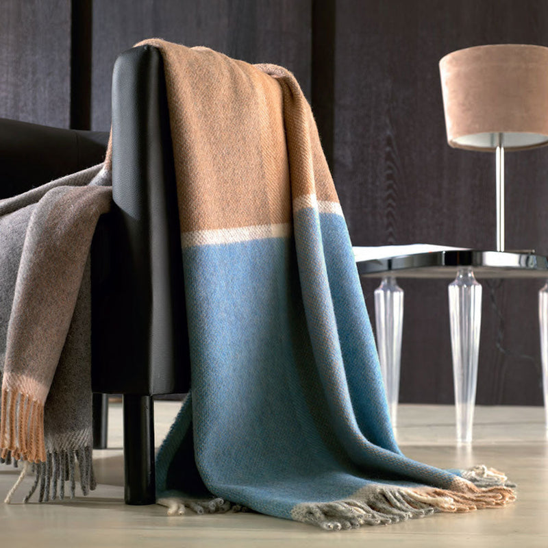 Plaid Pura Lana 130x180cm 380gr Cober Bismark Avana