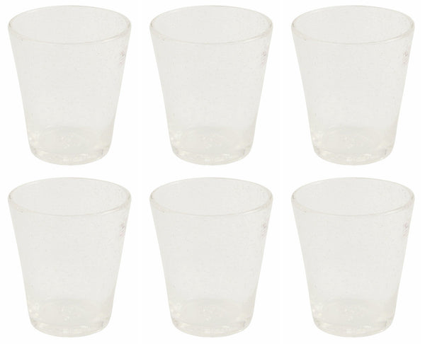 Set de 6 Verres Ø9x10 cm en Verre Soufflé VdE Tivoli 1996 Cancun Transparent sconto
