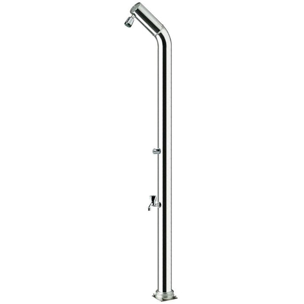 online Robinet de douche de jardin et lave-pieds ATI Showers UNI-1R en acier inoxydable anodisé