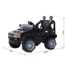 Macchina Elettrica per Bambini 6V Fuoristrada Nero 