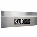 Set 2 Mensole a Muro 125x30 cm per Cucine di Ristoranti Pizzerie in Acciaio Inox