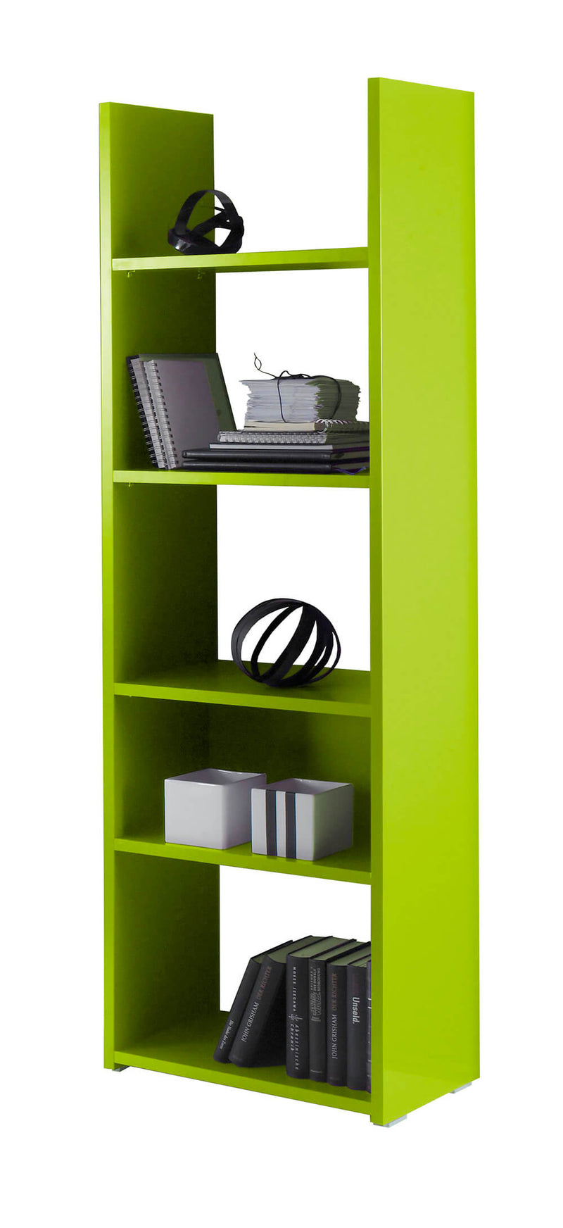 Libreria da Parete con 5 Ripiani in Melamina 56x29x184cm TFT  Boost Verde